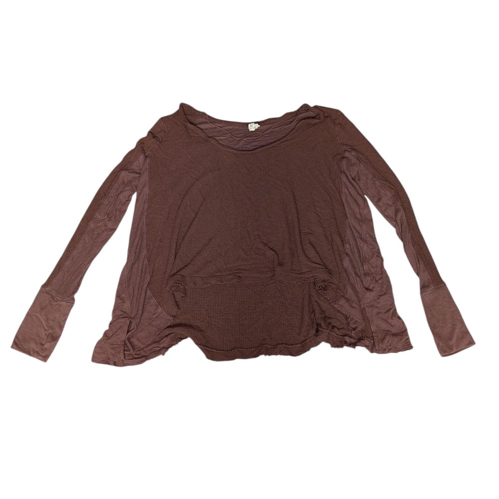 We The Free Waffle Knit Top Medium